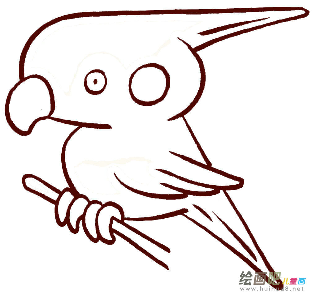 和平鸽简笔画